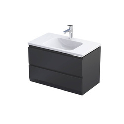 Oristo BRYLANT UNI Szafka podumywalkowa 80 cm czarny mat