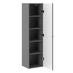 XILO-03 - Słupek Wysoki 1-drzwiowy 130 Szary Mat