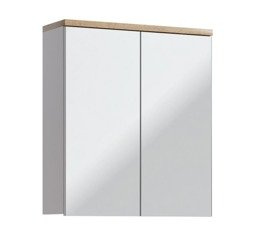 Szafka z lustrem 60 cm Bali Biały