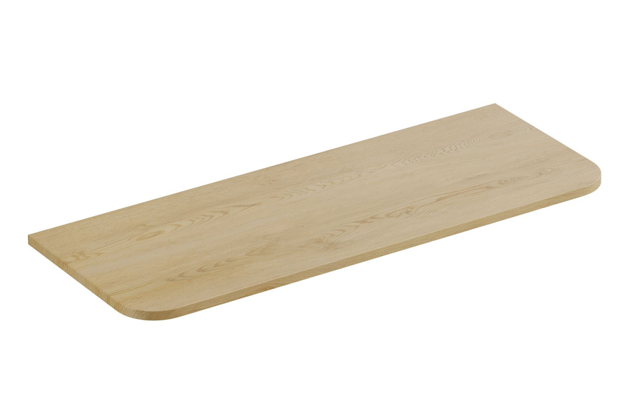 Zestaw Szafka Pod Umywalkę z Blatem 120 cm i Słupek Wysoki Ovalia Cremona