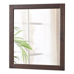 Klasyczne lustro w brązowej ramie Retro