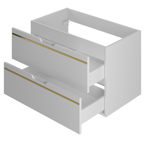 ESPERO-01 - Szafka z Umywalką 2S 80cm Biały Mat Zestaw-3