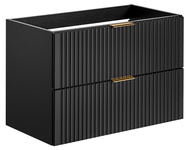 Szafka pod Umywalkę 80 cm 2S ADEL BLACK