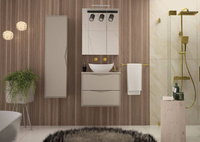 DELICA-02 - Szafka z Umywalką i Blatem 2S 60cm Kaszmir Zestaw-2