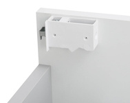 Astor Szafka Z Umywalką Toscania 80 cm Biały Połysk Biały Mat