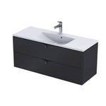 Oristo Szafka pod umywalkę 120 cm SIENA czarny mat