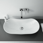 Elita Umywalka Nablatowa Piato Biały Połysk