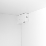 Astor Słupek Wysoki 2-drzwiowy 40 cm Sol Biały Połysk