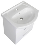 Astor Szafka Z Umywalką 50 cm Aspen Biały Połysk