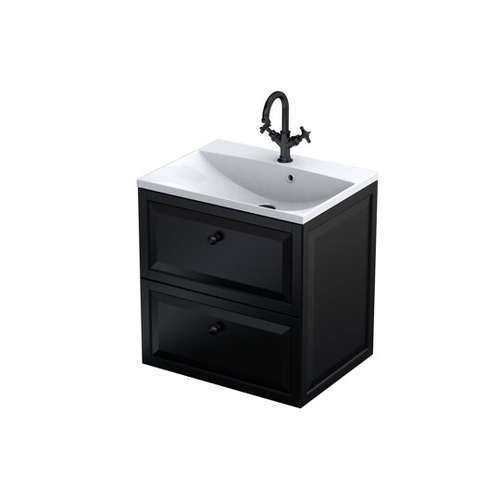 Oristo Szafka pod Umywalkę MONTEBIANCO 80 cm Czarny