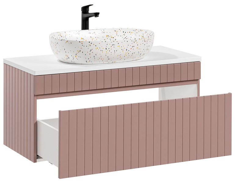 Szafka 100 cm ICONIC ROSE z Umywalką LILI MW 21