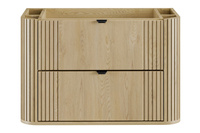 Zestaw Szafka z Blatem i Umywalka Nablatowa 80 cm Ovalia Cremona