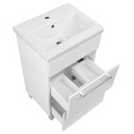 Astor Zestaw Sol Biały 50 cm Szafka z Umywalką 2S Biały Połysk