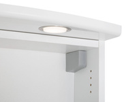 Astor Szafka Z Lustrem 50 cm Bruno Biały Połysk