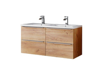 Szafki 60 cm  z umywalką 120 cm Capri dąb 820