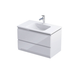 Oristo BRYLANT UNI Szafka podumywalkowa 80 cm biały połysk