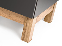 Szafka pod umywalkę 60 cm Bali szary połysk