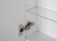 Astor Szafka Z Lustrem 60 cm Eliza Biały Połysk