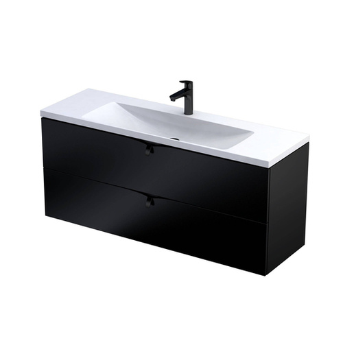 Oristo Szafka z Umywalką SIENA COMPACT 120 cm Czarny