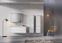 Oristo Szafki z umywalką 125 cm BRYLANT biała P