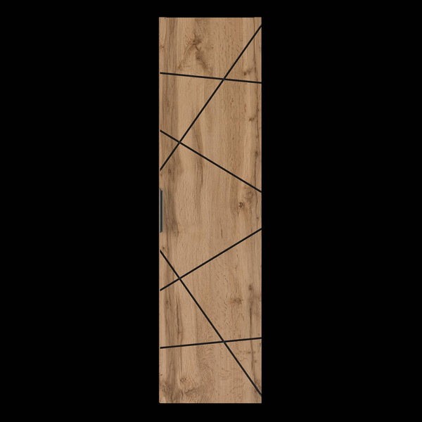 WOOD-03 - Słupek Wysoki 1-drzwiowy 130cm Dąb Wotan