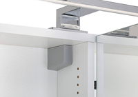 Astor Szafka Z Lustrem 80 cm Fabian Biały Połysk