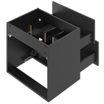 ARCOS-06 - Szafka pod Umywalkę z Blatem 4S 120cm Czarny Mat Zestaw-6