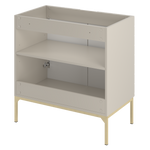 ASPEN-08 - Szafka pod Umywalkę z Blatem 2D 80cm Kaszmir Zestaw-1 Złoty Stelaż
