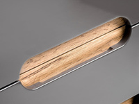 Szafka górna Bali szary połysk