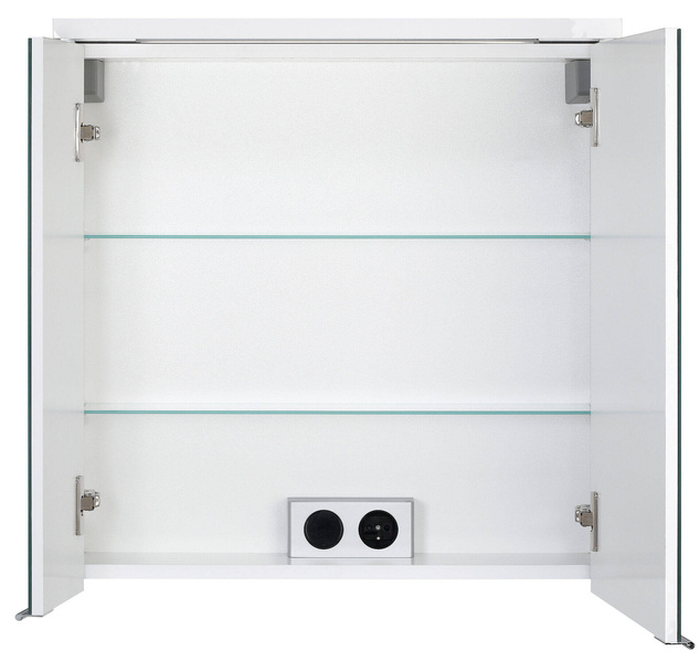 Astor Szafka Z Lustrem 60 cm Eliza Biały Połysk