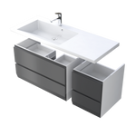 Oristo Szafka pod umywalkę 40 cm BRYLANT grafitowa