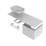 Oristo Reling 45 cm szary mat