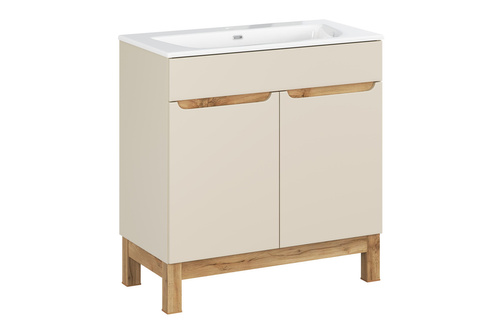 Zestaw Szafka z Umywalką Meblową 80 cm 2D Bali Cashmere