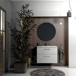 Oristo Szafka z Umywalką GEO 80 cm Biały Połysk