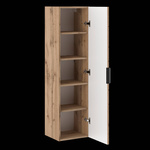 WOOD-03 - Słupek Wysoki 1-drzwiowy 130cm Dąb Wotan