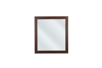 Klasyczne lustro w brązowej ramie Retro