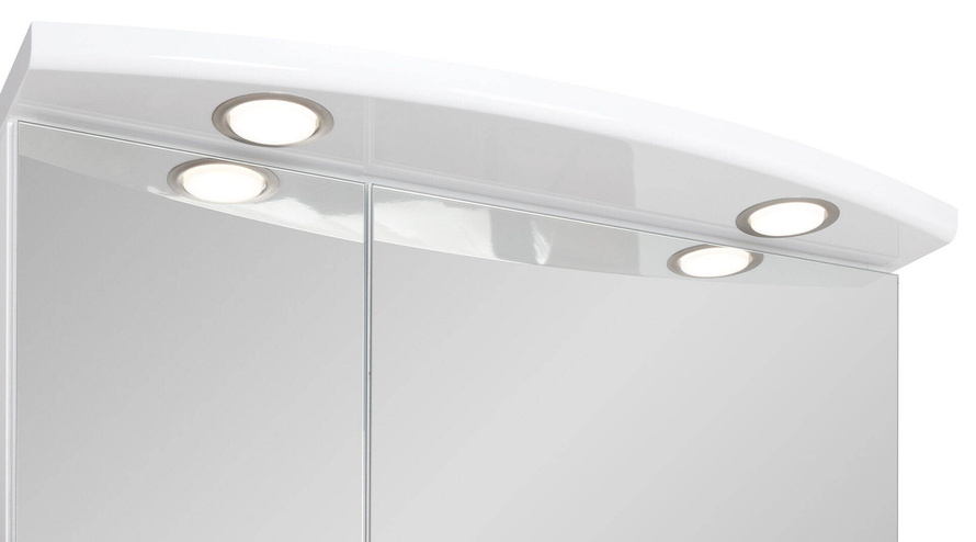 Astor Szafka Z Lustrem 60 cm Bruno Biały Połysk