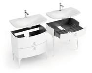 Oristo Umywalka meblowa 82 cm LOUIS biała mat