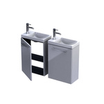 Oristo Szafka z Umywalką GEO 40 cm Dąb Jasny Urban