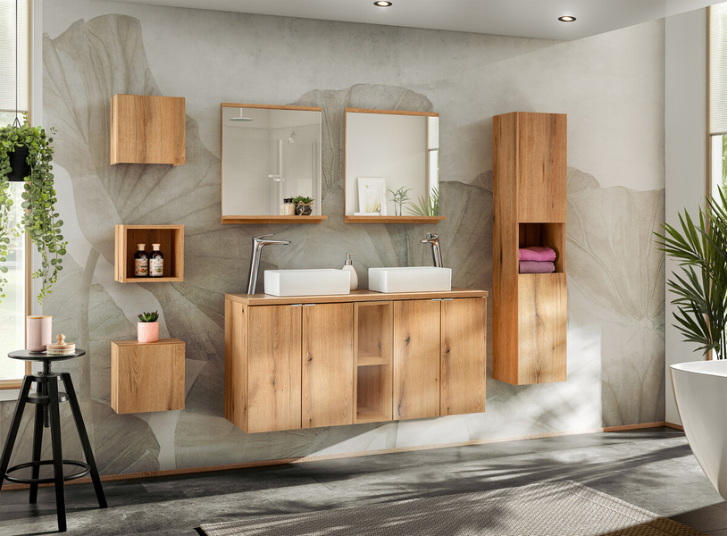 Regał Wiszący Otwarty Pod Blat 20 cm Nova Oak