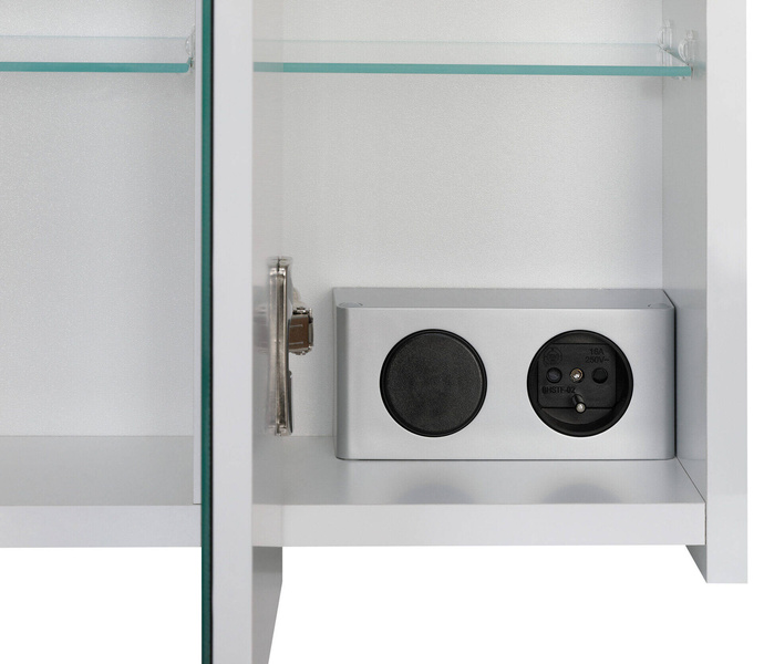 Astor Szafka Z Lustrem 80 cm Fabian Biały Połysk