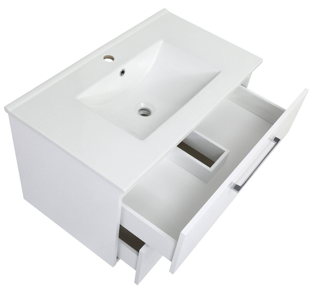 Astor Szafka Z Umywalką Victoria 80 cm Biały Połysk