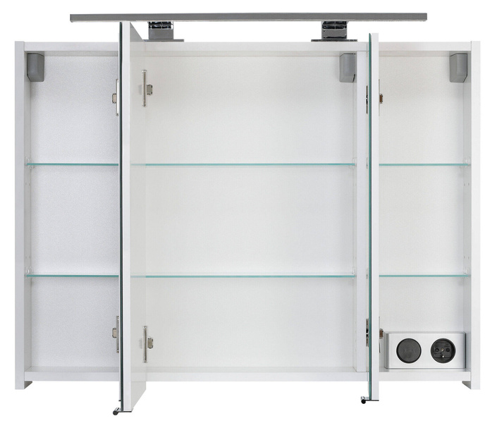 Astor Szafka Z Lustrem 80 cm Fabian Biały Połysk