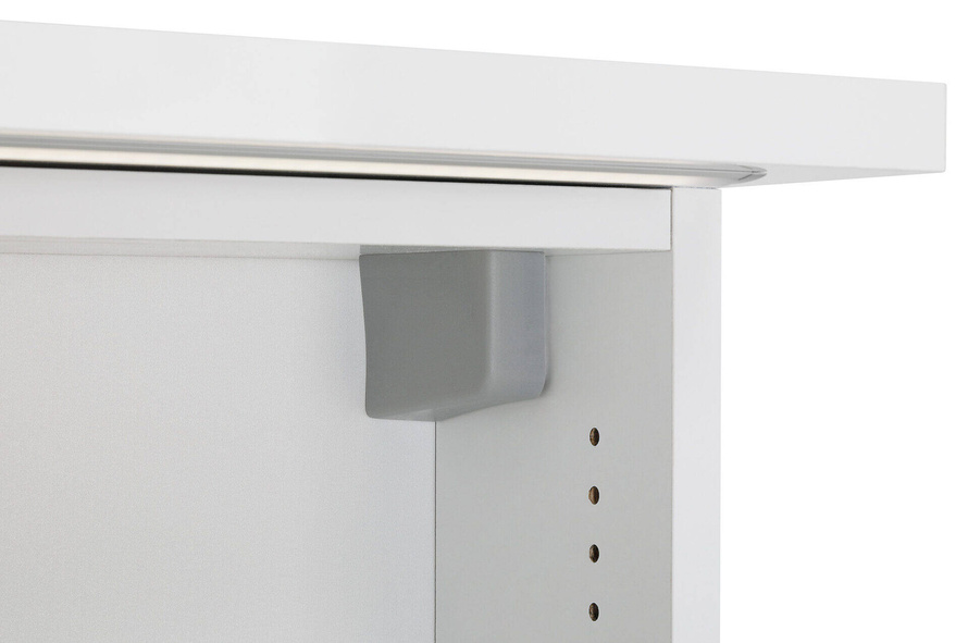 Astor Szafka Z Lustrem 50 cm Eliza Biały Połysk