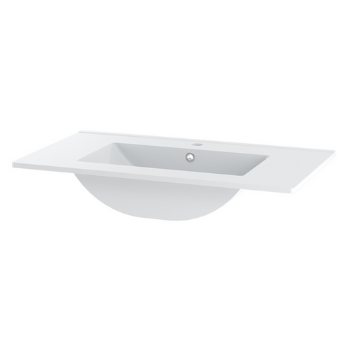 ARICA-80 - Umywalka Meblowa Ceramiczna Biały Połysk