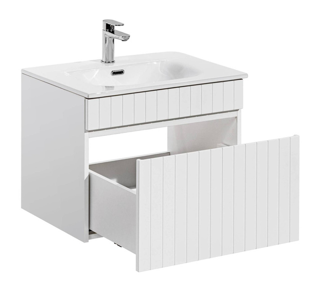 Szafka ICONIC WHITE 60 cm z Umywalką Sky