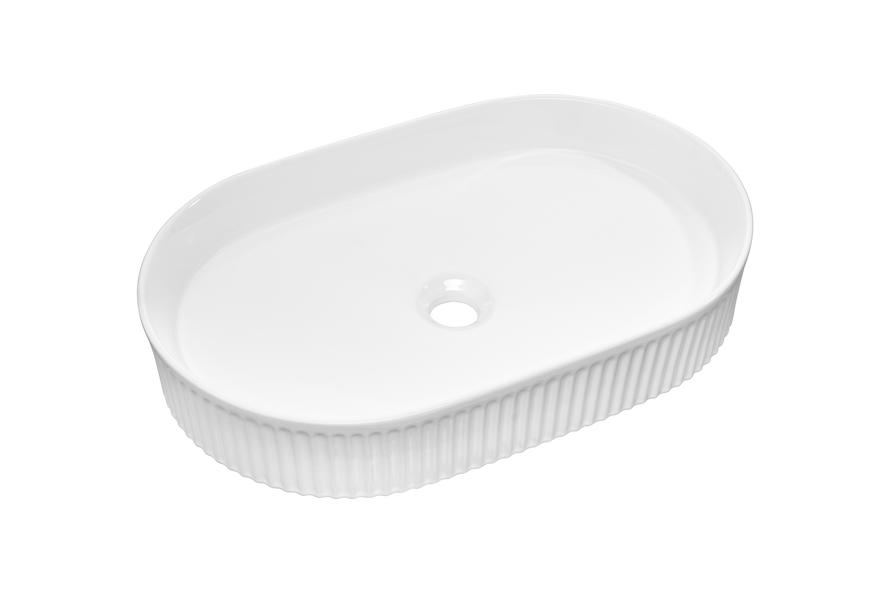 Umywalka Nablatowa Ceramiczna BEYOND 5 WHITE E-6564 Biały Mat