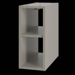 AQUA-02 - Szafka pod Umywalkę z Blatem i Regałem 2S 80cm Kaszmir Zestaw-4