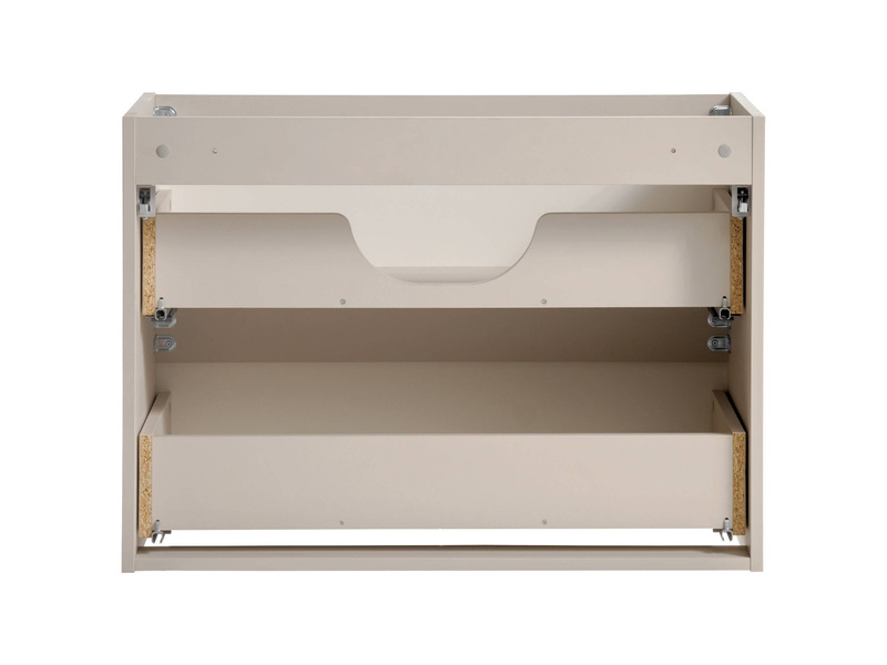 Szafka Pod Umywalkę 2 Szuflady 80 cm Viva Cashmere