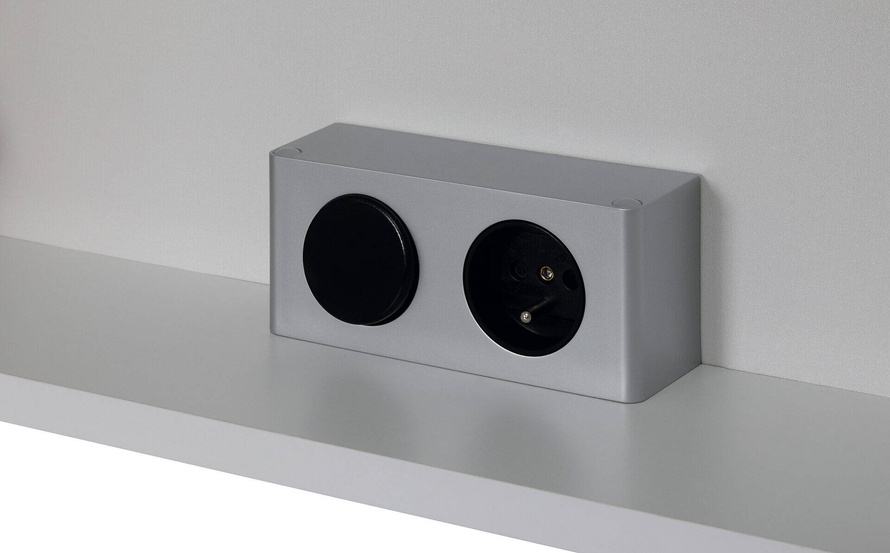 Astor Szafka Z Lustrem 50 cm Eliza Biały Połysk